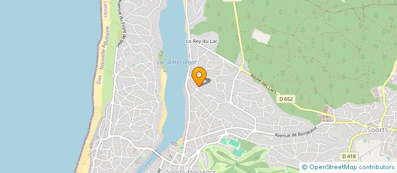 localisation de l'entreprise MONSIEUR JEAN CAYROU  SOORTS-HOSSEGOR