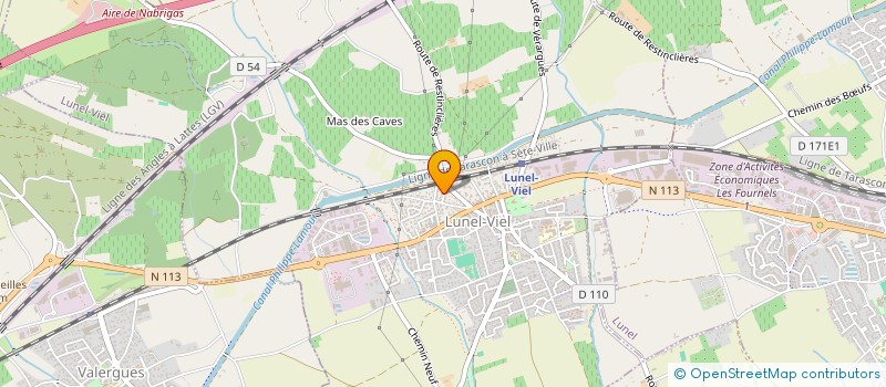 localisation de l'entreprise MONSIEUR JEAN CAYUELA  LUNEL-VIEL