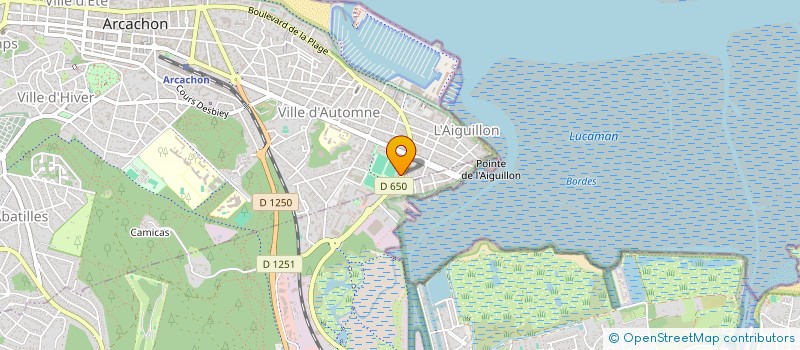 localisation de l'entreprise MONSIEUR JEAN CAZABAT à ARCACHON