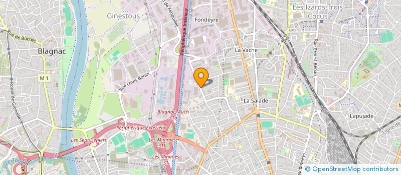 localisation de l'entreprise MONSIEUR JEAN CAZABAT à TOULOUSE