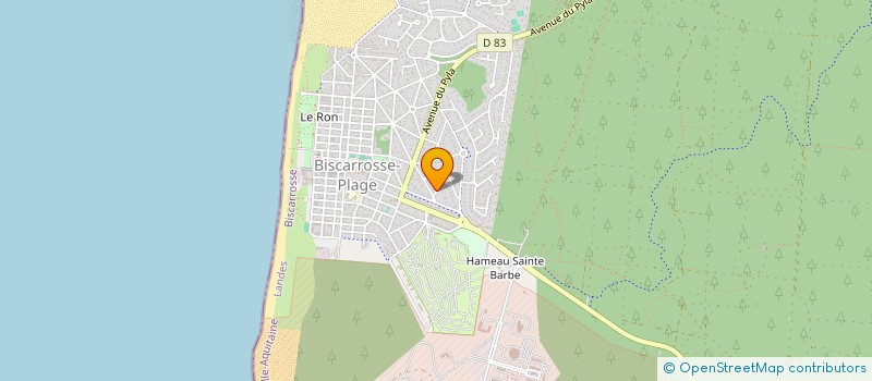 localisation de l'entreprise MONSIEUR JEAN CAZALET  BISCARROSSE