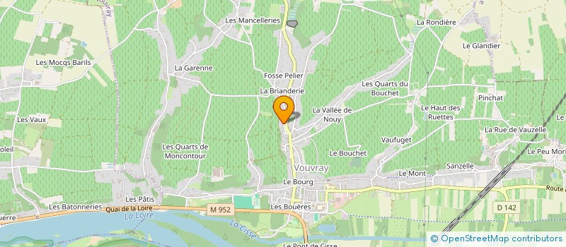 localisation de l'entreprise MONSIEUR JEAN CAZAMEA  VOUVRAY