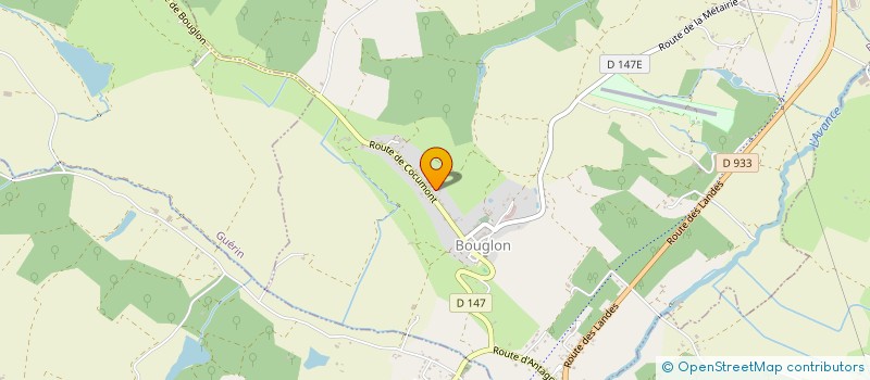 localisation de l'entreprise MONSIEUR JEAN CAZAUBONNE  BOUGLON