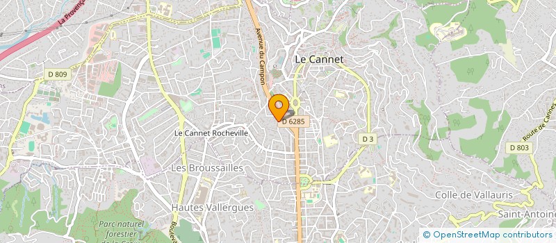 localisation de l'entreprise MONSIEUR JEAN CAZERES à LE CANNET