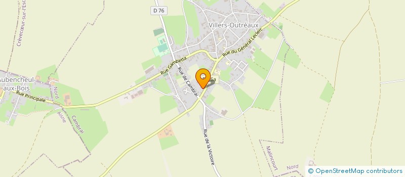 localisation de l'entreprise MONSIEUR JEAN CAZEZ  VILLERS-OUTREAUX