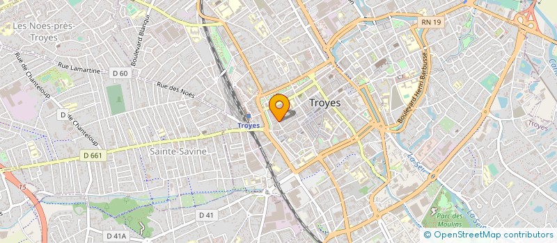 localisation de l'entreprise MONSIEUR JEAN CAZIER à TROYES