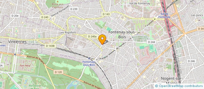 localisation de l'entreprise MONSIEUR JEAN CECE à FONTENAY SOUS BOIS
