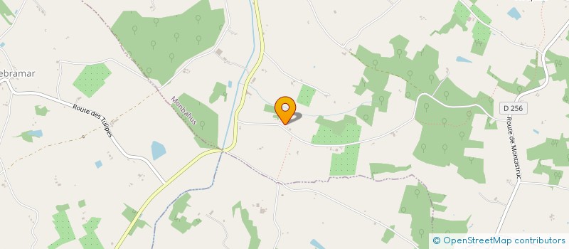 localisation de l'entreprise MONSIEUR JEAN CECHETTI  MONBAHUS