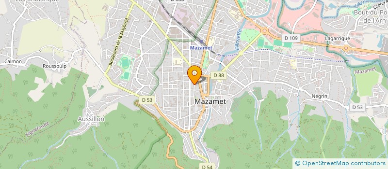 localisation de l'entreprise MONSIEUR JEAN-CEDRIC BERNARD à MAZAMET