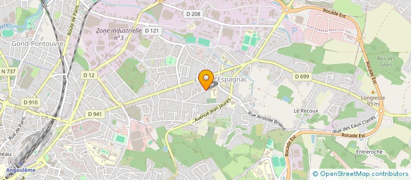 localisation de l'entreprise MONSIEUR JEAN CEDRIC MASPIMBY  L'ISLE-D'ESPAGNAC