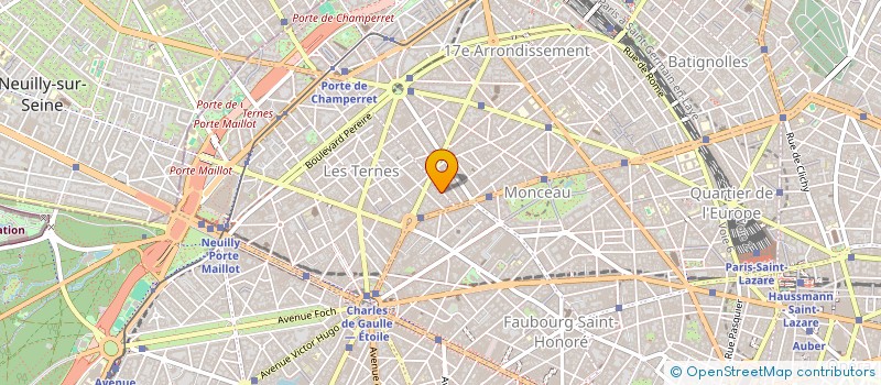 localisation de l'entreprise MONSIEUR JEAN-CEDRIC POUSSIER  PARIS