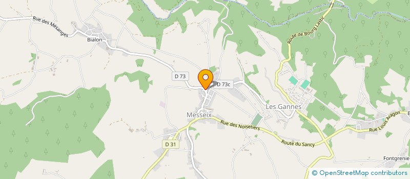 localisation de l'entreprise MONSIEUR JEAN-CEDRICK BUEE  MESSEIX