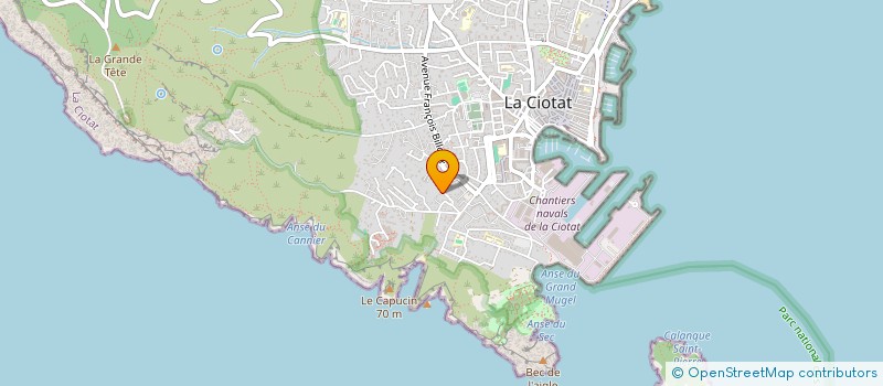 localisation de l'entreprise MONSIEUR JEAN CEFAI à LA CIOTAT