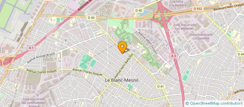 localisation de l'entreprise MONSIEUR JEAN CELESTIN à LE BLANC-MESNIL