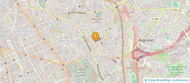 localisation de l'entreprise MONSIEUR JEAN CELESTIN  PARIS