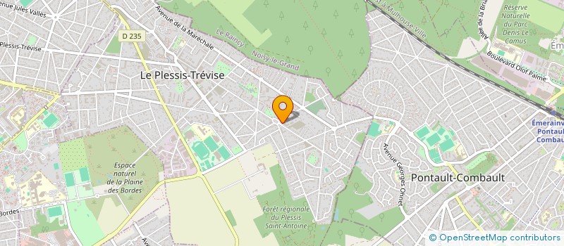 localisation de l'entreprise MONSIEUR JEAN CELESTIN  LE PLESSIS-TREVISE