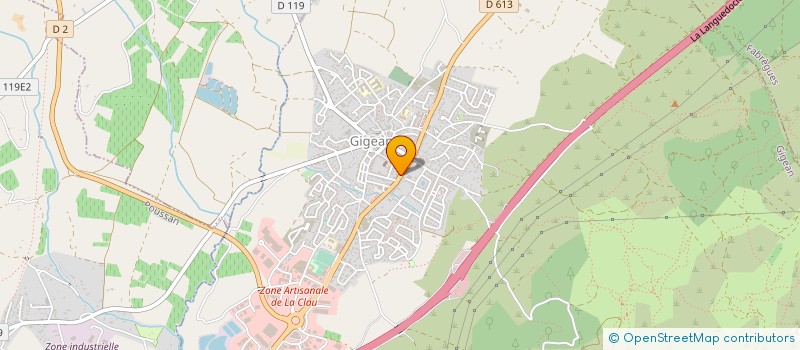 localisation de l'entreprise MONSIEUR JEAN CENATIEMPO  GIGEAN