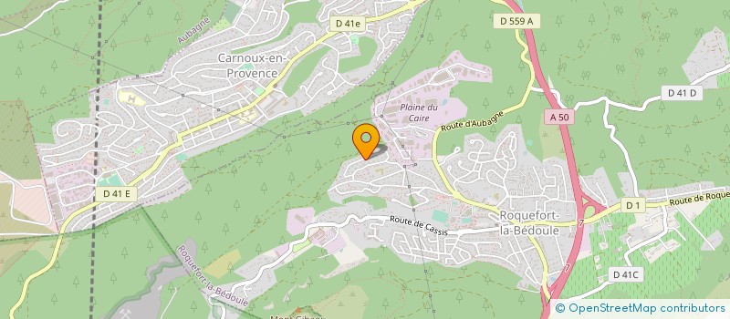 localisation de l'entreprise MONSIEUR JEAN CERETTI  ROQUEFORT-LA-BEDOULE