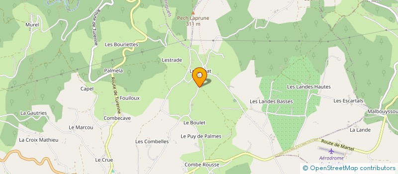 localisation de l'entreprise MONSIEUR JEAN CEROU  MARTEL