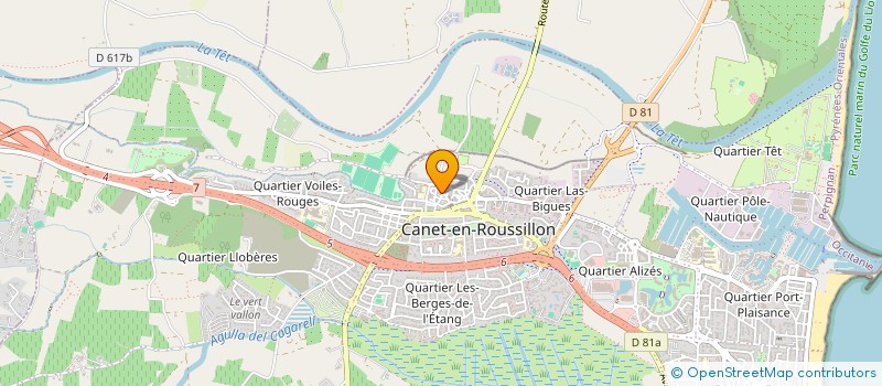localisation de l'entreprise MONSIEUR JEAN CERVANTES à CANET-EN-ROUSSILLON
