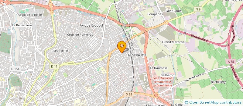 localisation de l'entreprise MONSIEUR JEAN CERVERA à BEZIERS