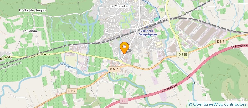 localisation de l'entreprise MONSIEUR JEAN CESAR  LES ARCS