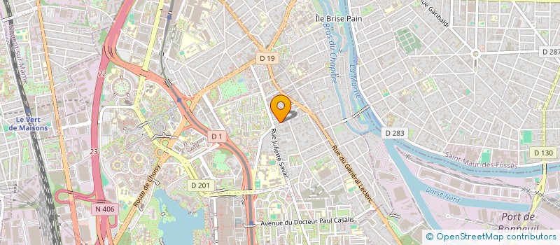 localisation de l'entreprise MONSIEUR JEAN-CESAR COMET  CRETEIL