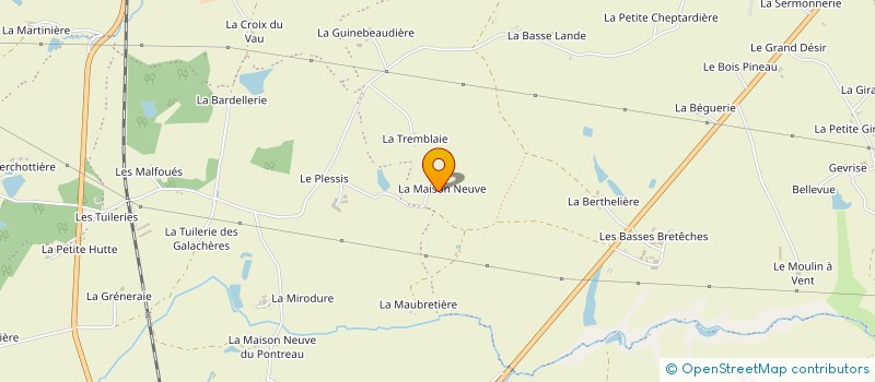 localisation de l'entreprise MONSIEUR JEAN CESBRON à BELLEVIGNE-EN-LAYON