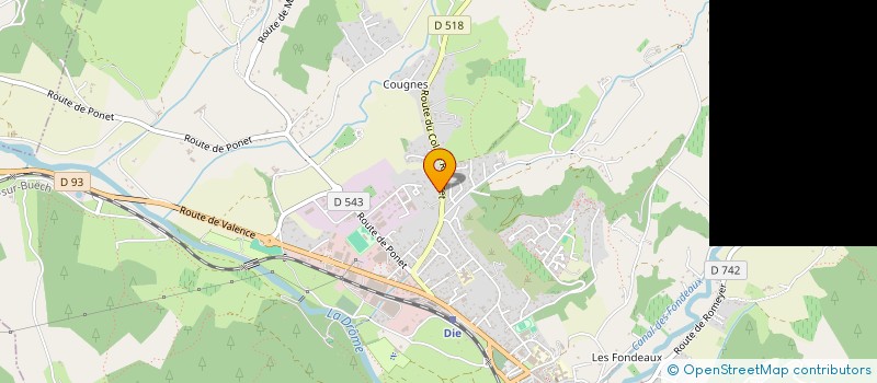 localisation de l'entreprise MONSIEUR JEAN CHABAL  LAVAL D'AIX