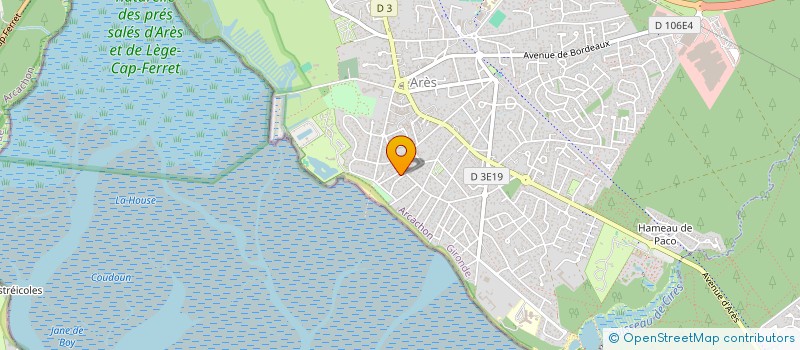 localisation de l'entreprise MONSIEUR JEAN CHABAN  ARES