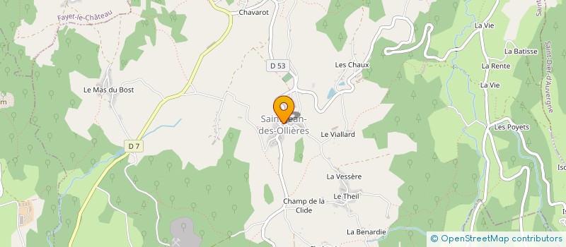 localisation de l'entreprise MONSIEUR JEAN CHABANAT à TREZIOUX