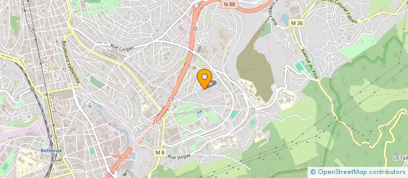 localisation de l'entreprise MONSIEUR JEAN CHABANCE  SAINT-ETIENNE