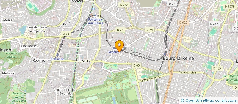 localisation de l'entreprise MONSIEUR JEAN CHABAS à SCEAUX