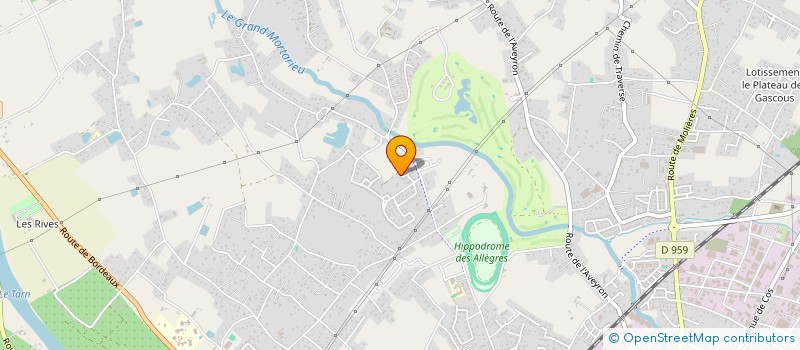 localisation de l'entreprise MONSIEUR JEAN CHABERT  MONTAUBAN