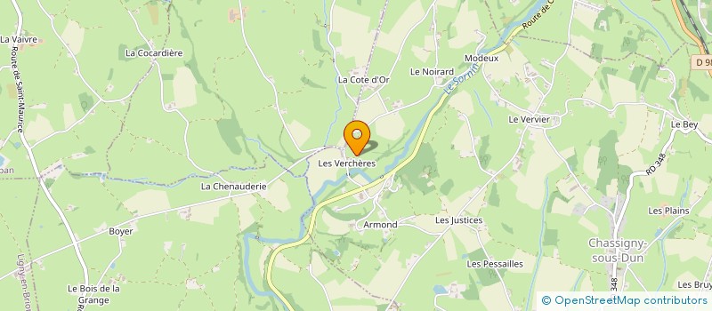 localisation de l'entreprise MONSIEUR JEAN CHABERT  MUSSY-SOUS-DUN