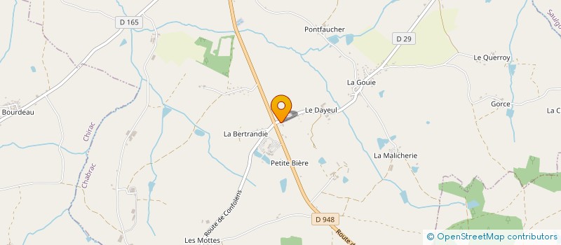 localisation de l'entreprise MONSIEUR JEAN CHABOT à CHABRAC