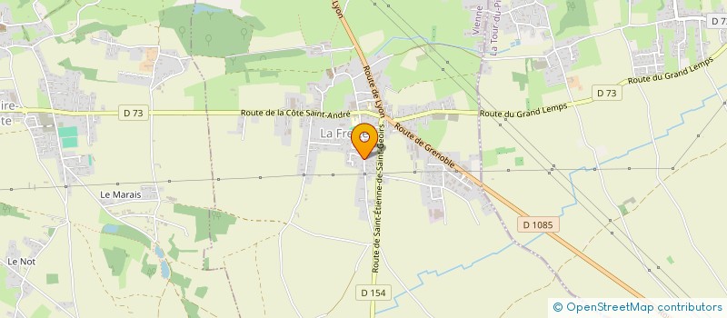 localisation de l'entreprise MONSIEUR JEAN CHABOUD  LA FRETTE