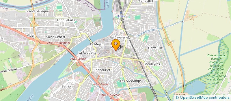 localisation de l'entreprise MONSIEUR JEAN CHABRAN à ARLES