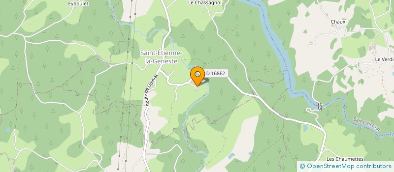 localisation de l'entreprise MONSIEUR JEAN CHABRAT  SAINT-HILAIRE-LUC