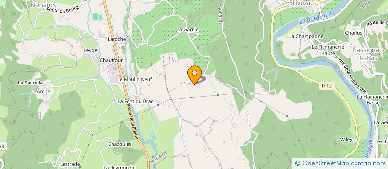 localisation de l'entreprise MONSIEUR JEAN CHABRIER  BEAULIEU-SUR-DORDOGNE