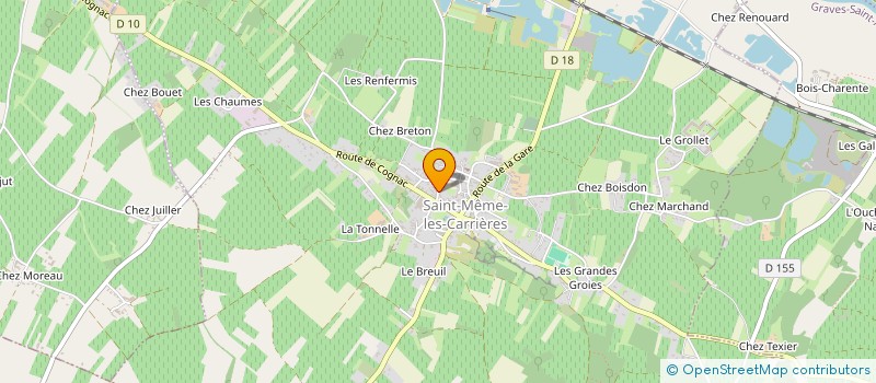 localisation de l'entreprise MONSIEUR JEAN CHADOUTAUD à SAINT-MEME-LES-CARRIERES