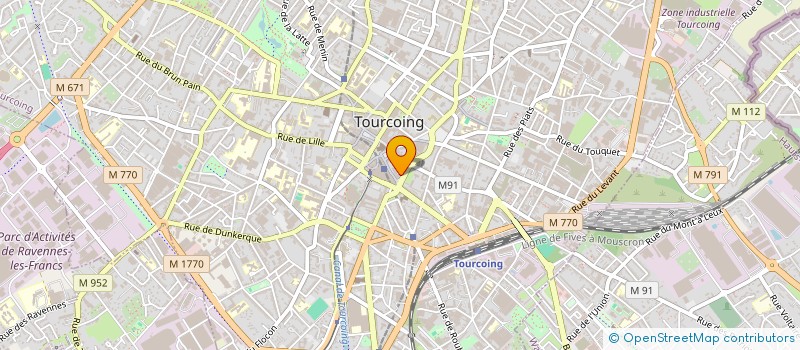 localisation de l'entreprise MONSIEUR JEAN CHAHINE à TOURCOING