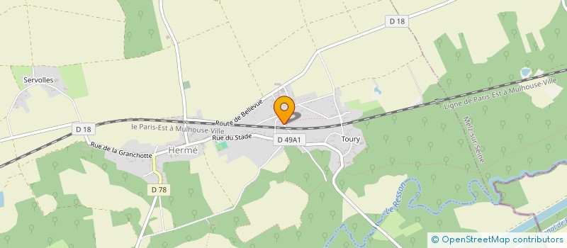 localisation de l'entreprise MONSIEUR JEAN CHAILLOU  HERME