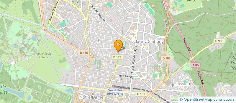 localisation de l'entreprise MONSIEUR JEAN CHAIX DE LAVARENE à VERSAILLES