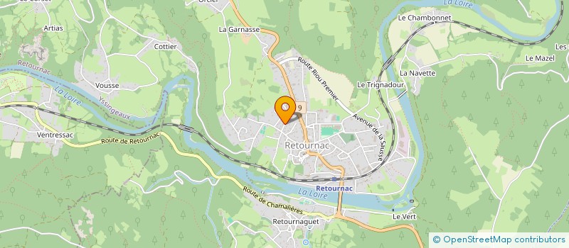 localisation de l'entreprise MONSIEUR JEAN CHALENCON  RETOURNAC