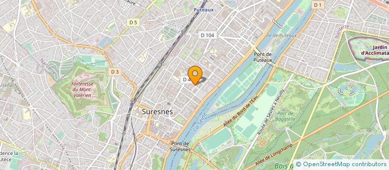 localisation de l'entreprise MONSIEUR JEAN CHALVIDANT à SURESNES