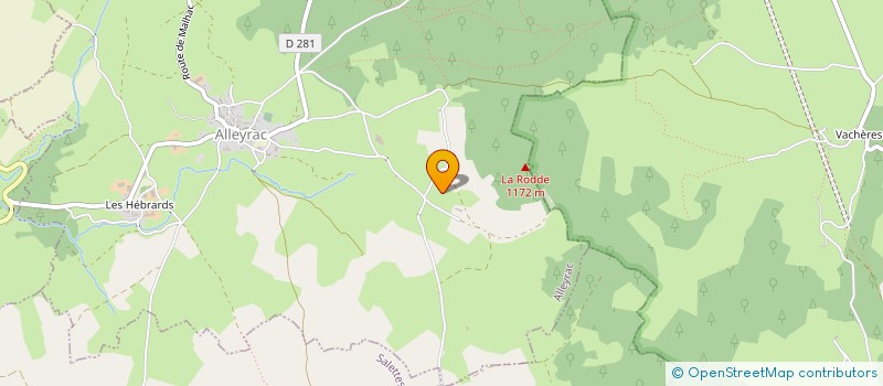 localisation de l'entreprise MONSIEUR JEAN CHAMBON  ALLEYRAC