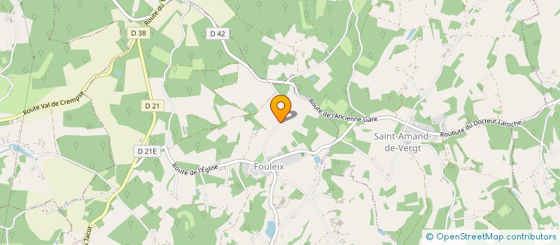 localisation de l'entreprise MONSIEUR JEAN CHAMBON  FOULEIX