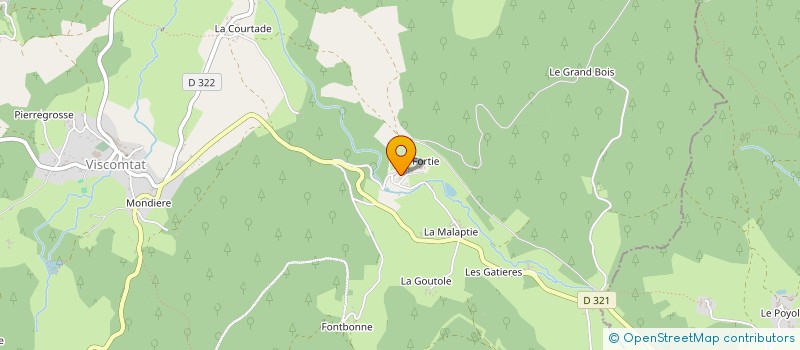 localisation de l'entreprise MONSIEUR JEAN CHAMBRIARD à ARCONSAT