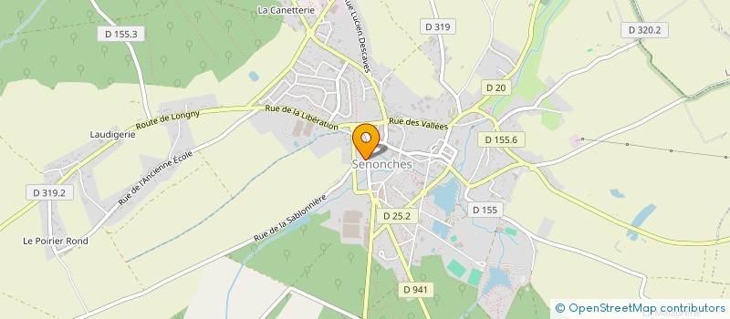 localisation de l'entreprise MONSIEUR JEAN CHAMFRAULT à SENONCHES